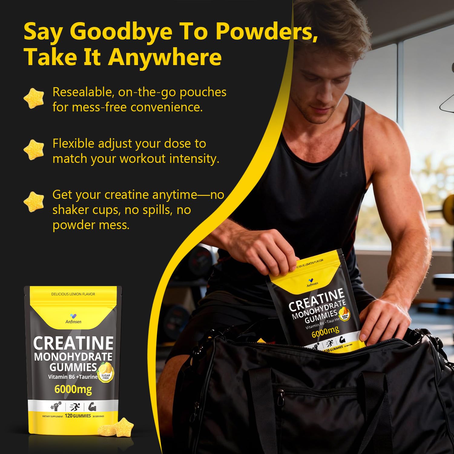 Anfinsen Creatine Gummies nutritional information