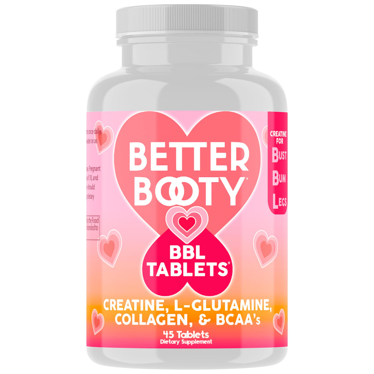 Angry Supplements Better Booty Creatine Complex Tablets front view