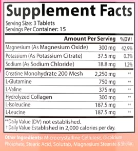 Angry Supplements Better Booty Creatine Complex Tablets side view