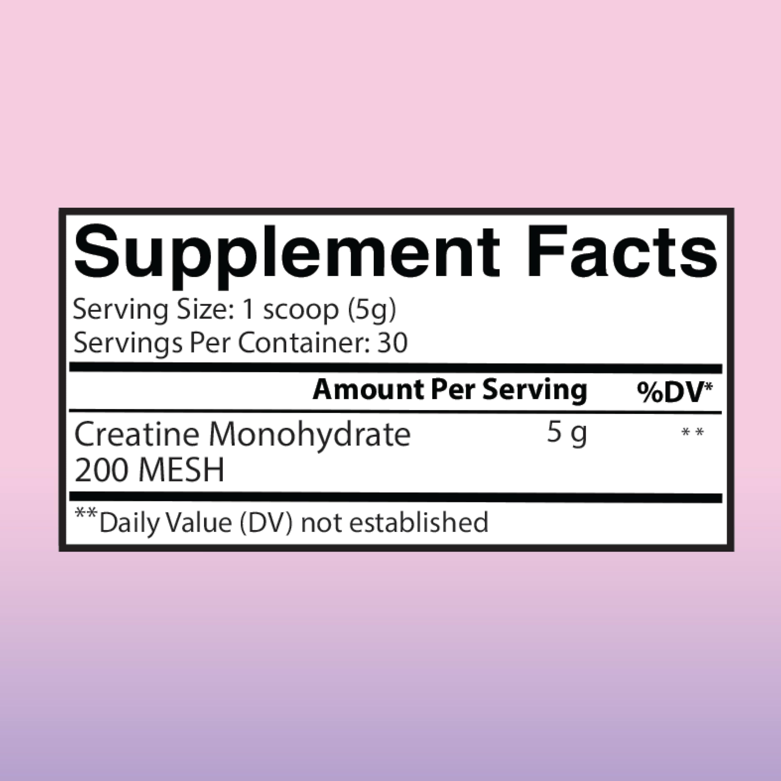 Angry Supplements Creatine Monohydrate 150g jar with serving suggestion
