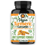 Angry Supplements Turmeric Curcumin 500mg front view with packaging