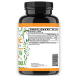 Angry Supplements Turmeric Curcumin 500mg ingredients list