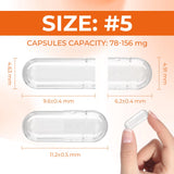 Angtai JN Empty Gelatin Capsules showing double lock design