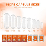 Angtai JN Empty Gelatin Capsules showing easy to fill feature