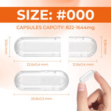 Angtai JN Empty Gelatin Capsules side view