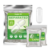 Angtai JN Empty Size 0 Vegetarian Capsules front view