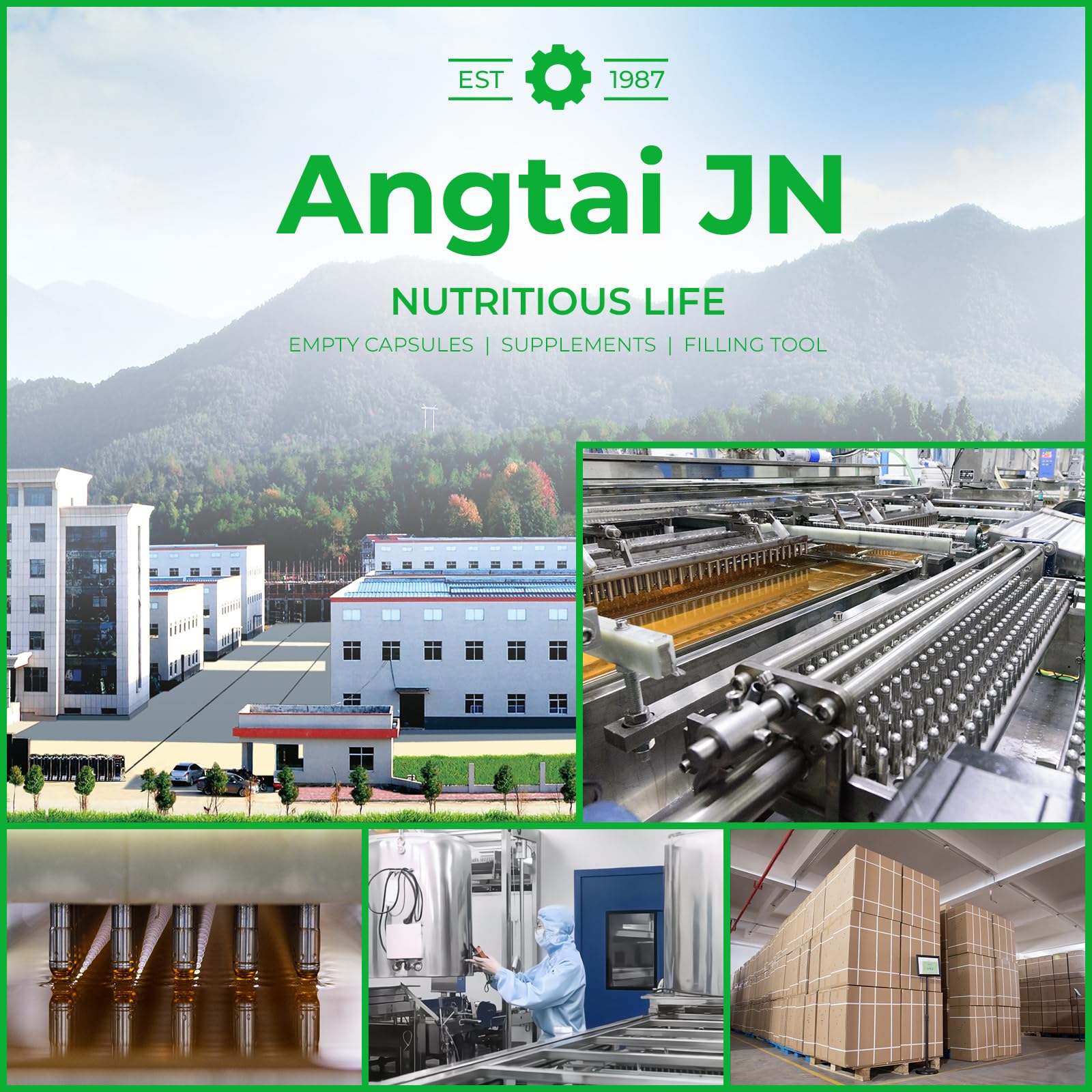 Angtai JN Empty Vegan Capsules Size 1 in use
