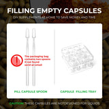 Angtai JN empty vegan capsules size 2 on a wooden surface