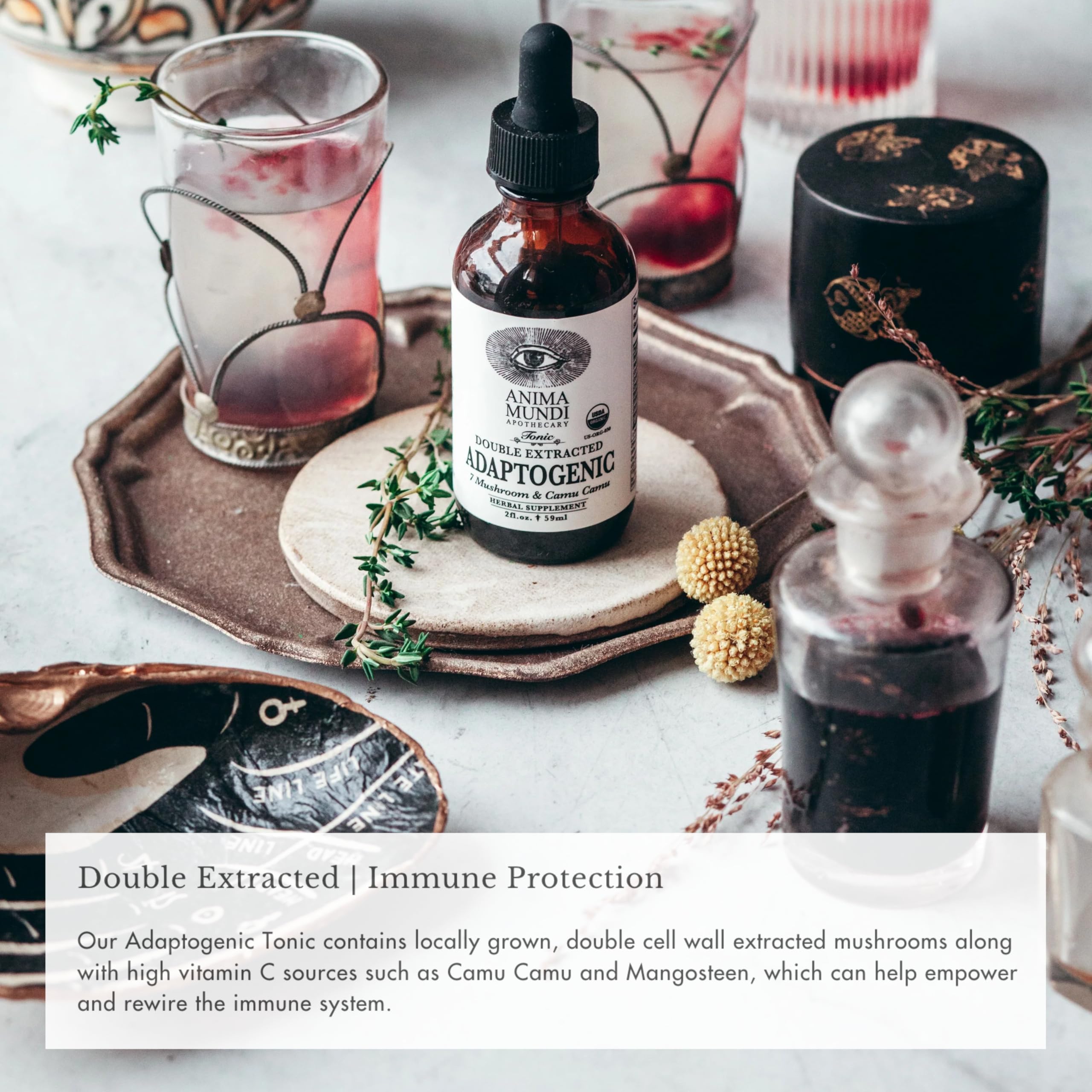 Anima Mundi Apothecary Adaptogenic Mushroom Tonic packaging