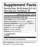 Anima Mundi Apothecary Echinacea Herbal Supplement ingredients list