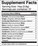 Anima Mundi Golden Sun Milk Turmeric Powder close-up of powder