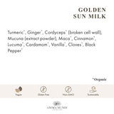 Anima Mundi Golden Sun Milk Turmeric Powder in a bowl with spices