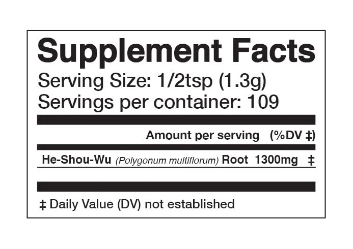 Anima Mundi He Shou Wu powdered herbal supplement in a smoothie