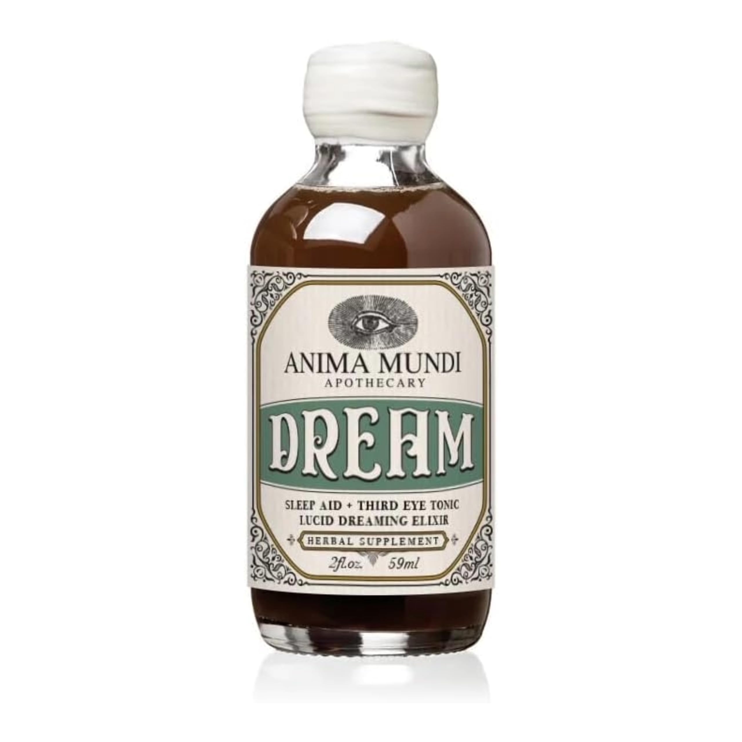 Anima Mundi Lucid Dreaming Elixir front view with packaging