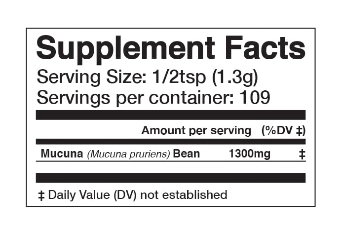 Anima Mundi Mucuna Pruriens powder with measuring spoon
