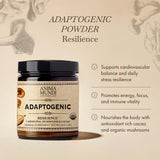 Anima Mundi Mushroom & Cacao Blend back view with ingredients