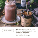 Anima Mundi Mushroom & Cacao Blend with coffee