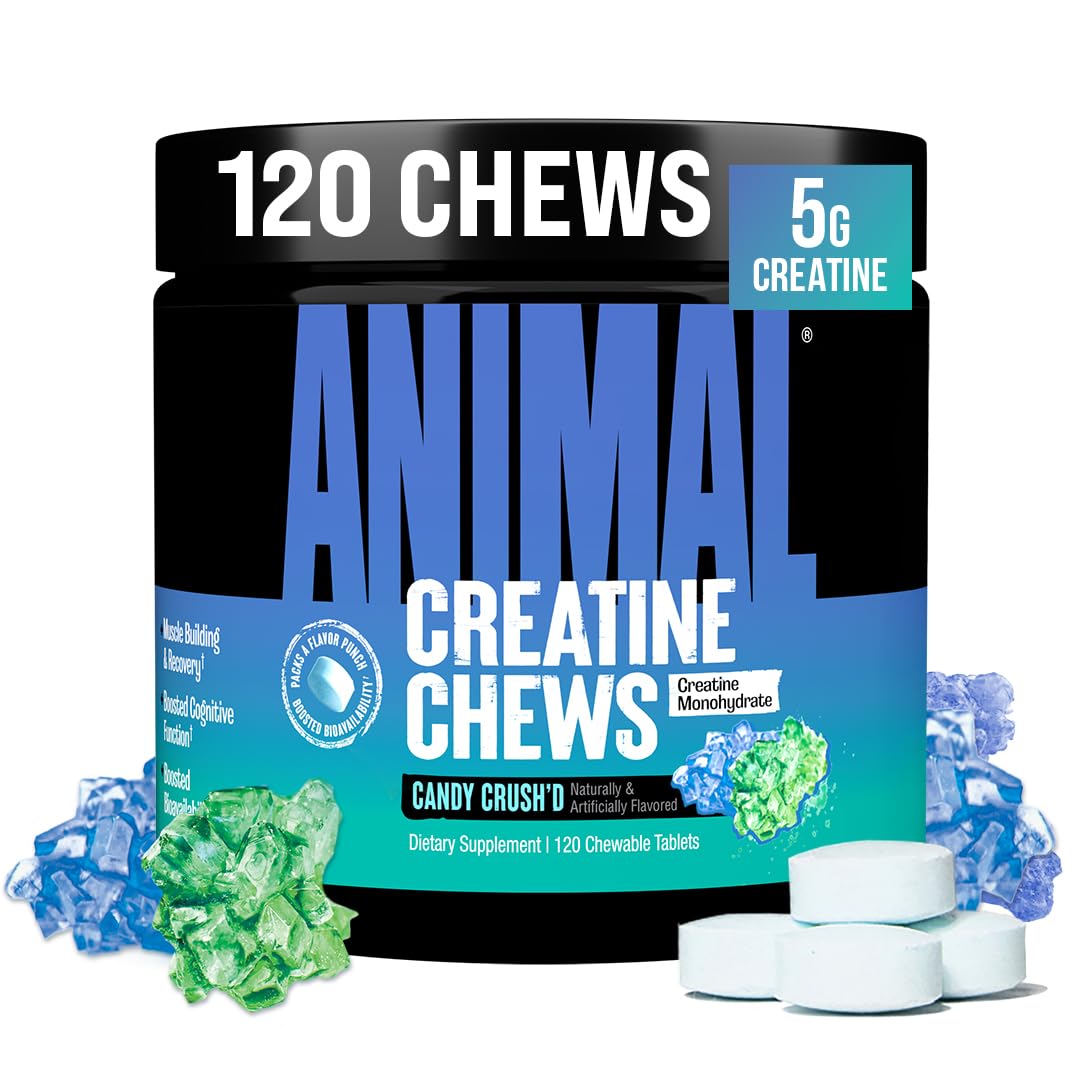 Animal Creatine Chews Candy Crush'd Flavor front view