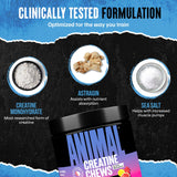 Animal Creatine Chews grape flavour side view