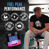 Animal Creatine Chews grape flavour tablet close-up