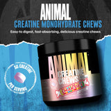 Animal Creatine Chews Smarties Edition chewable tablets close-up