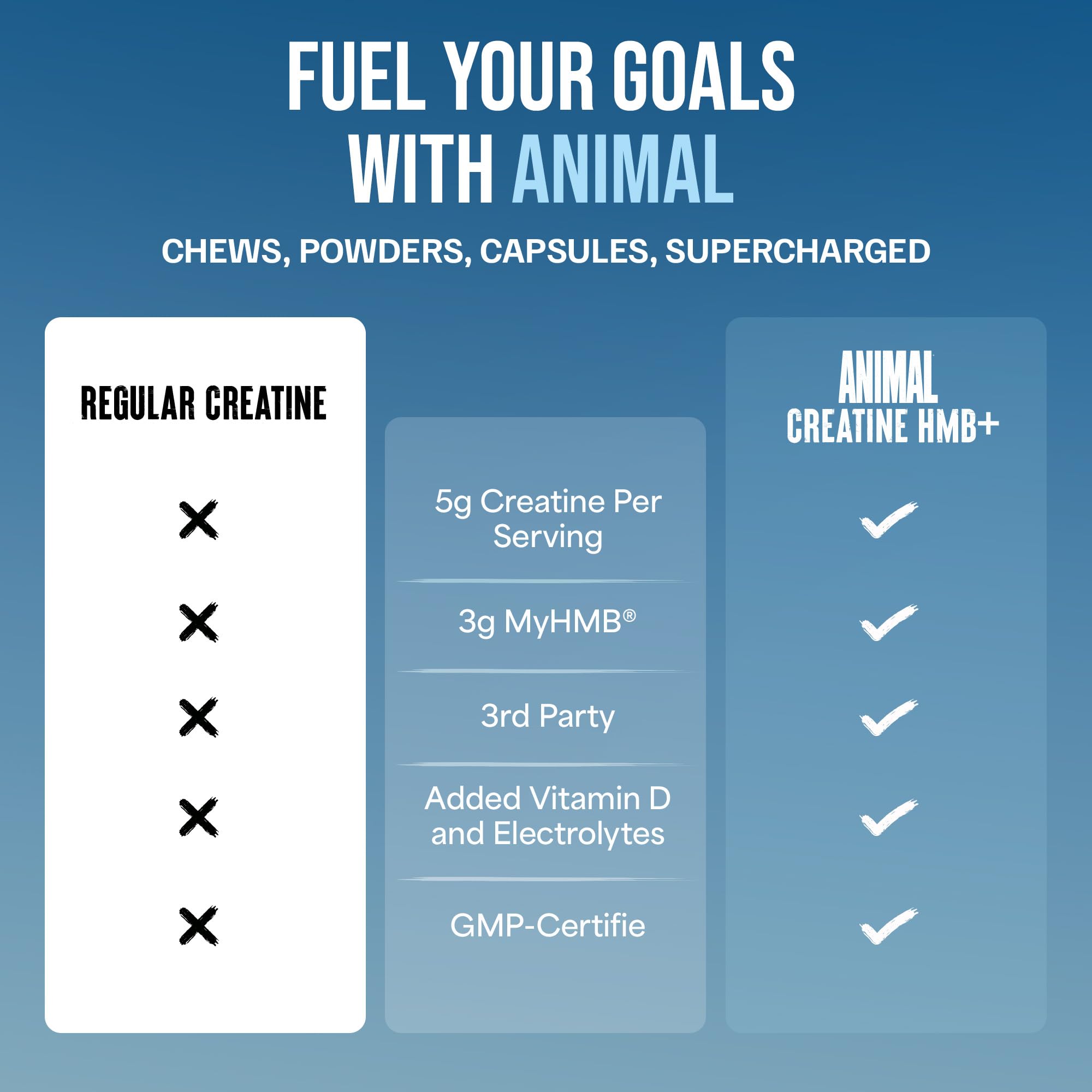 Animal Creatine HMB+ 342g Power Punch packaging