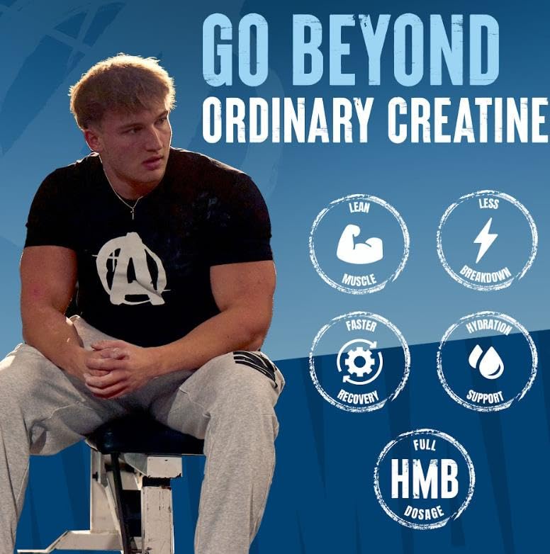 Animal Creatine HMB+ 342g Power Punch side view