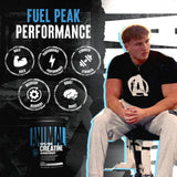 Animal Creatine Monohydrate Powder unflavored powder in a bowl