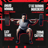 Animal Cuts Fat Burner Supplement 280g on a fitness background