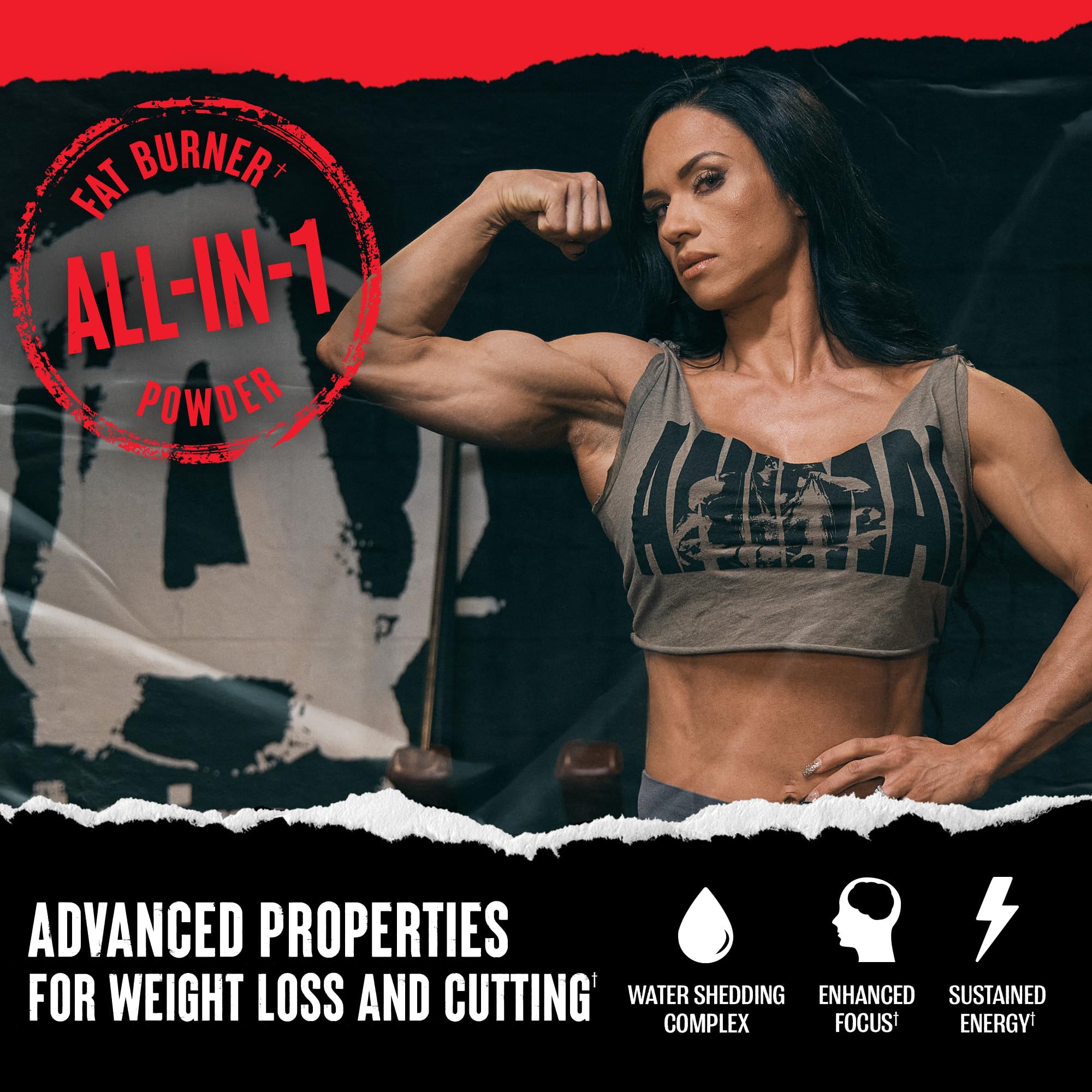 Animal Cuts Fat Burner Supplement 327g packaging
