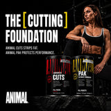 Animal Cuts fat burner supplement side view