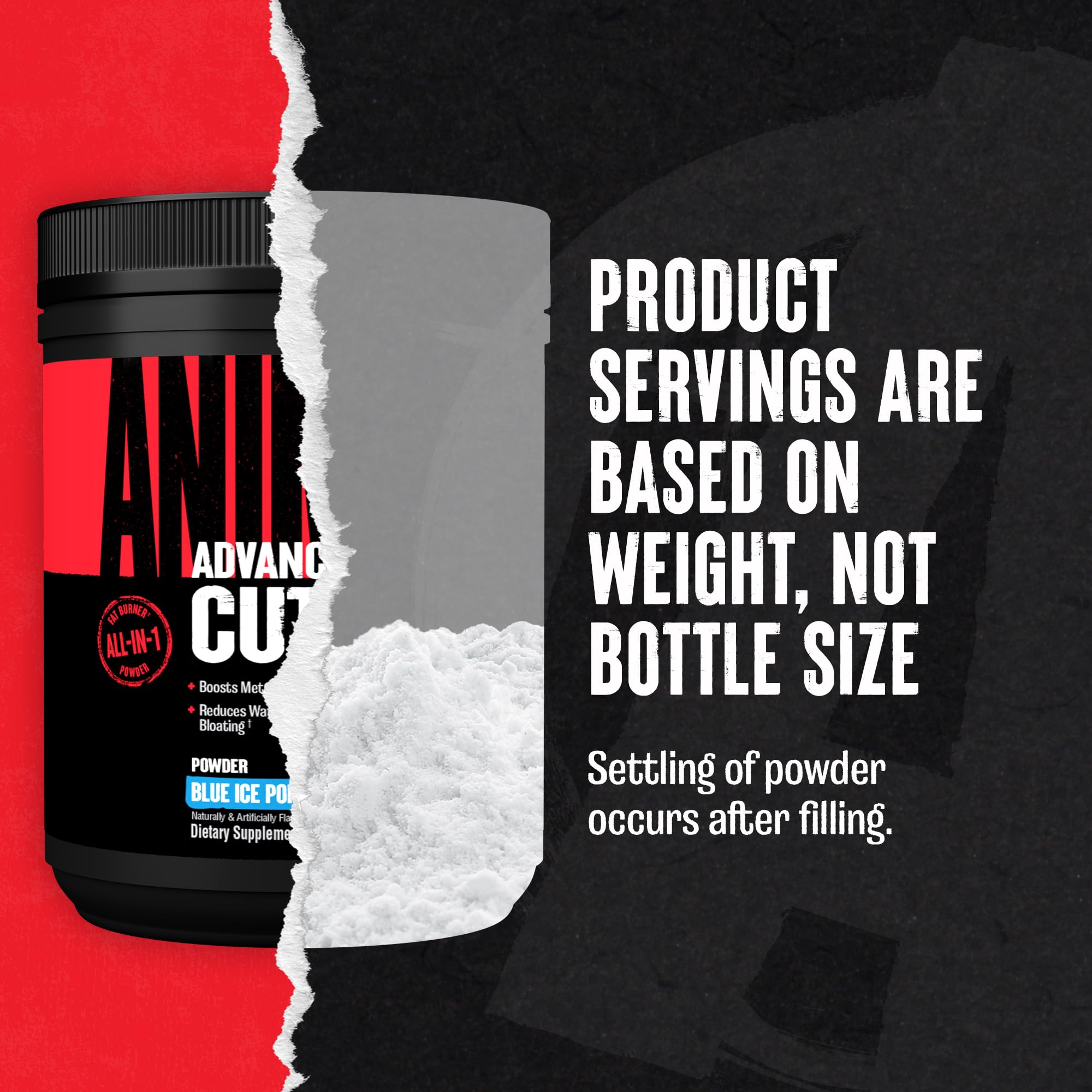 Animal Cuts Fat Burner Supplement side view with capsule details