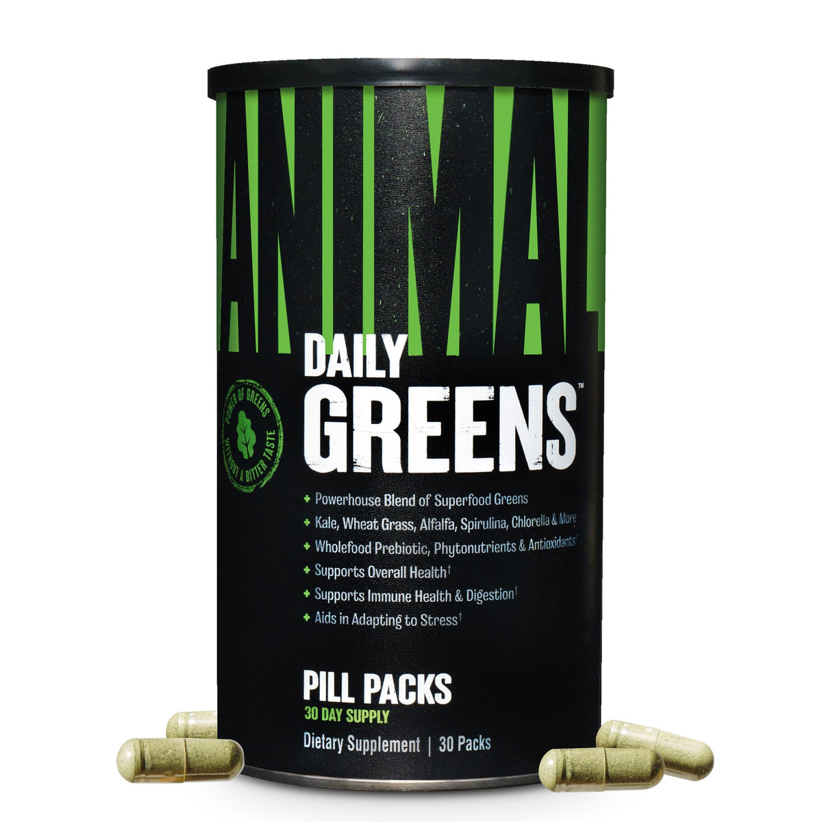 Animal Daily Greens supplement pack front view