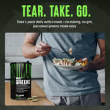 Animal Daily Greens supplement packaging details