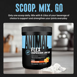 Animal Flex Joint Support Supplement 454g mixed in a glass