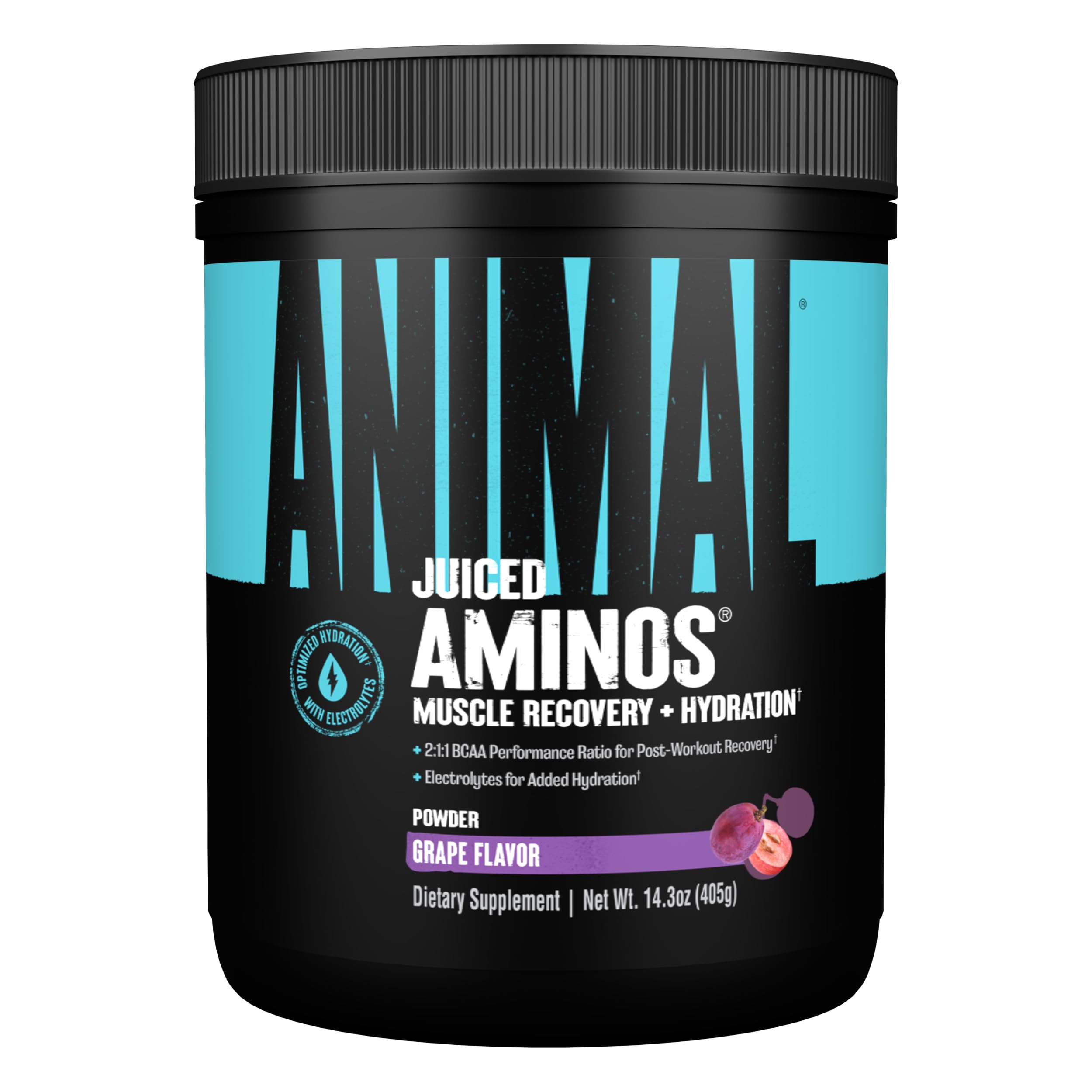 Animal Juiced Aminos 454g front view with packaging