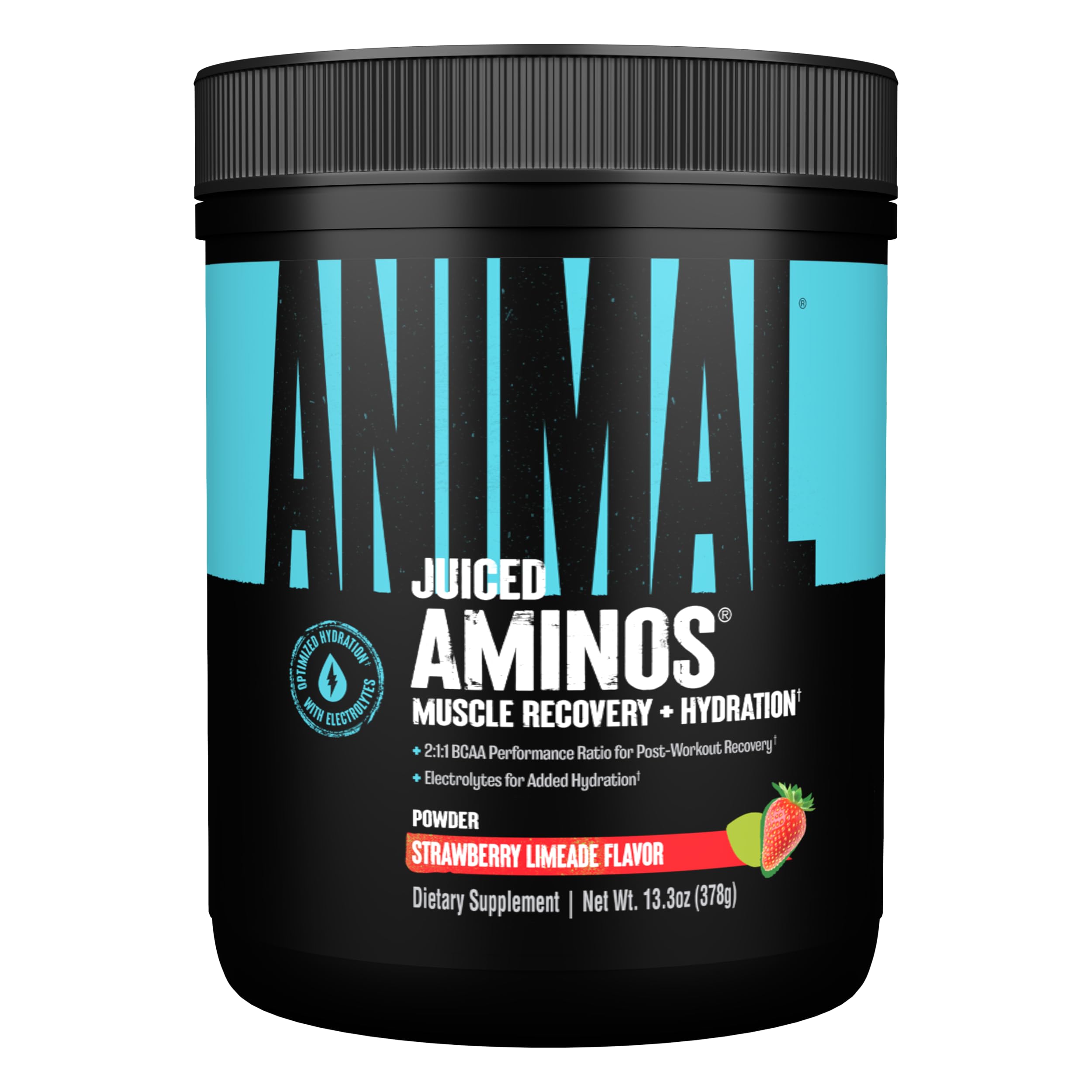 Animal Juiced Aminos BCAA/EAA use Blend 454g front view