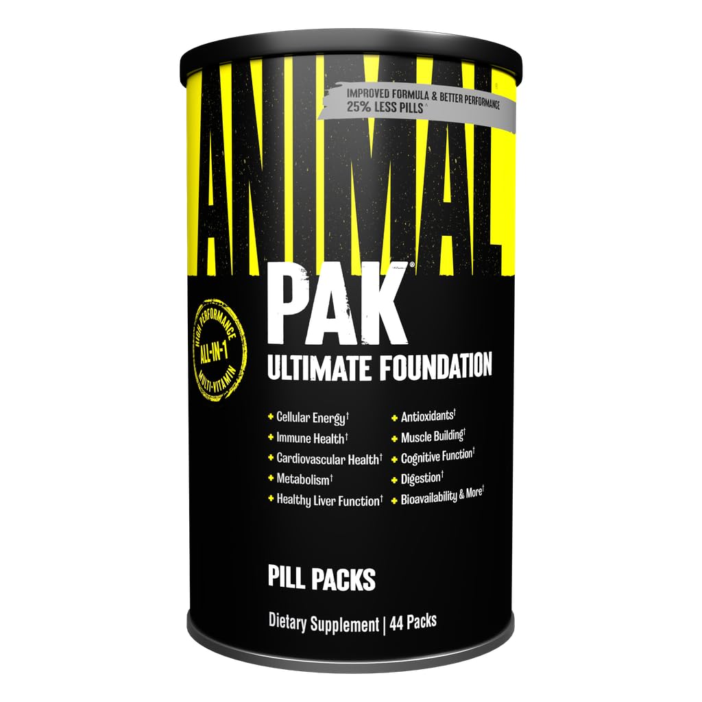 Animal Pak blended vitamin and mineral supplement front view