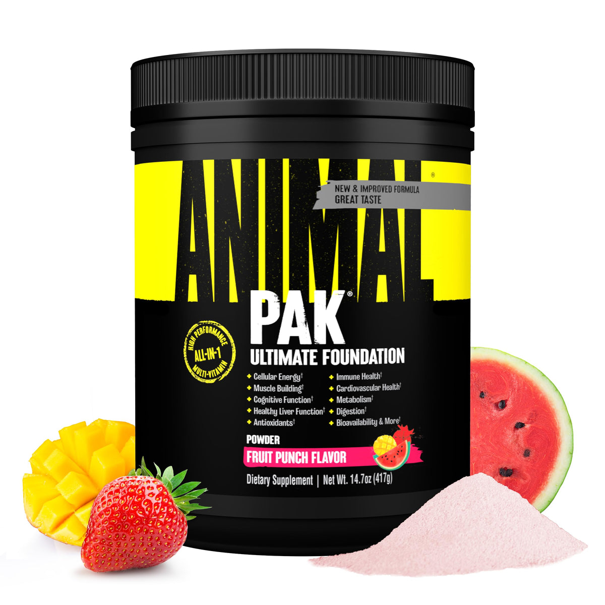 Animal Pak Complete Nutrition Multivitamin front view