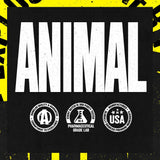 Animal Pak Complete Nutrition Multivitamin on a gym bench