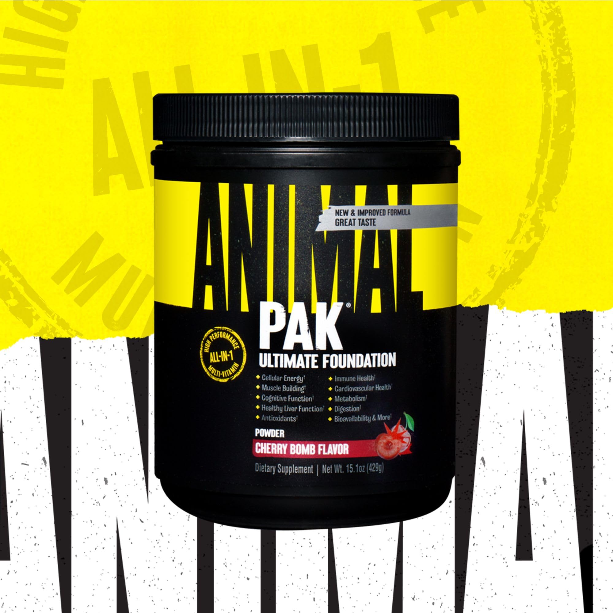 Animal Pak Complete Nutrition Multivitamin side view