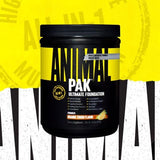 Animal Pak Complete Nutrition Multivitamin side view showing ingredients