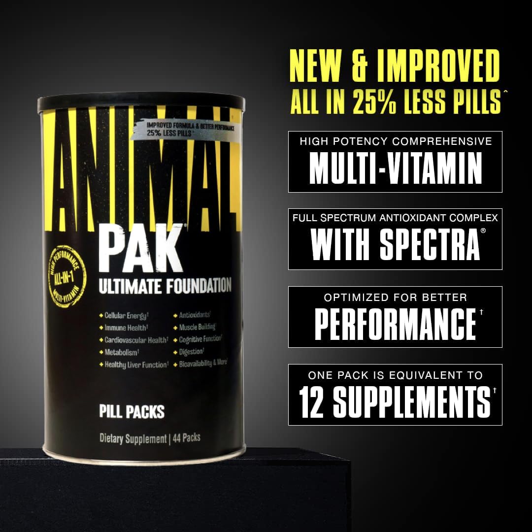 Animal Pak individual pack showing contents
