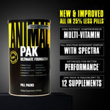 Animal Pak individual pack showing contents