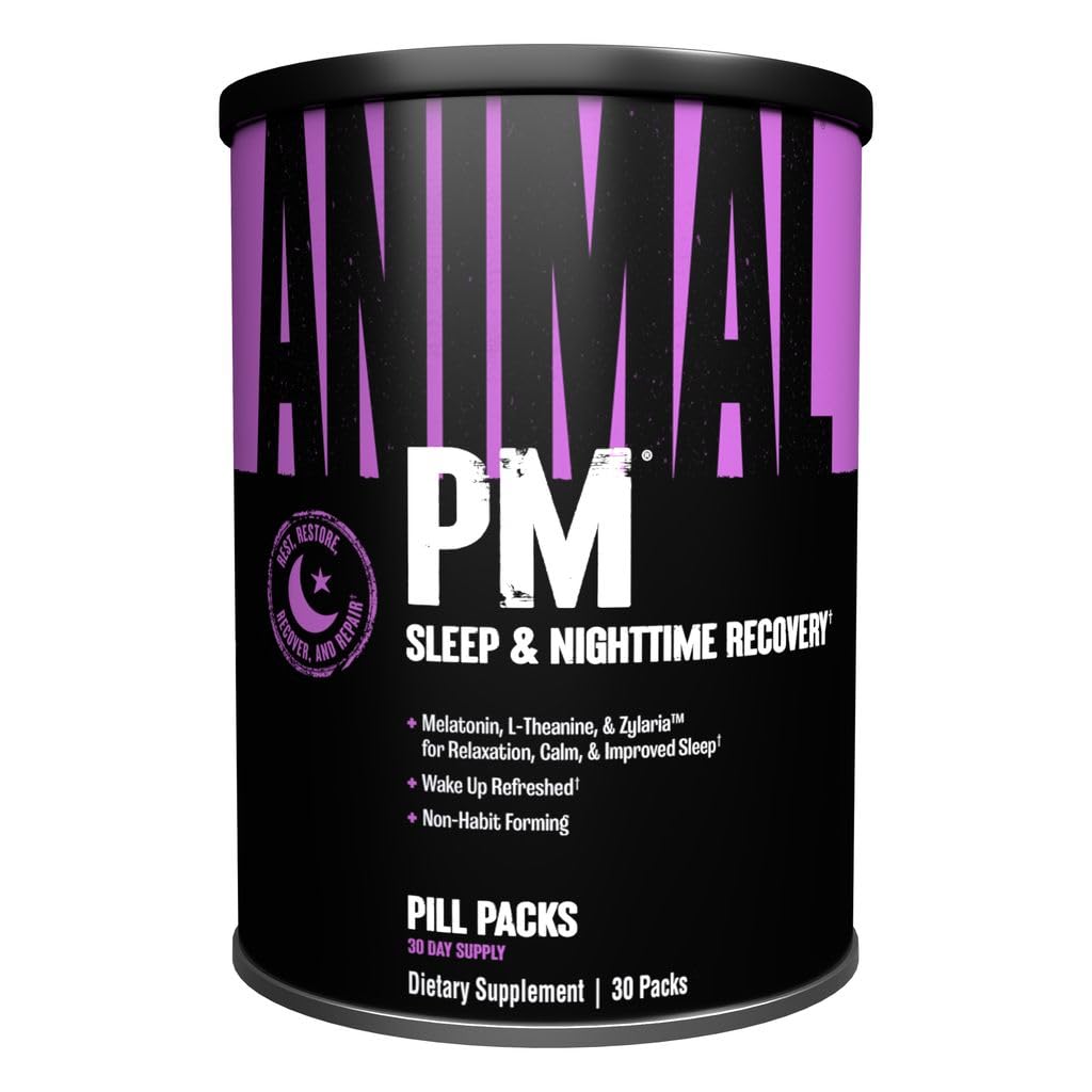 Animal PM Sleep Supplement 30 Capsules front view