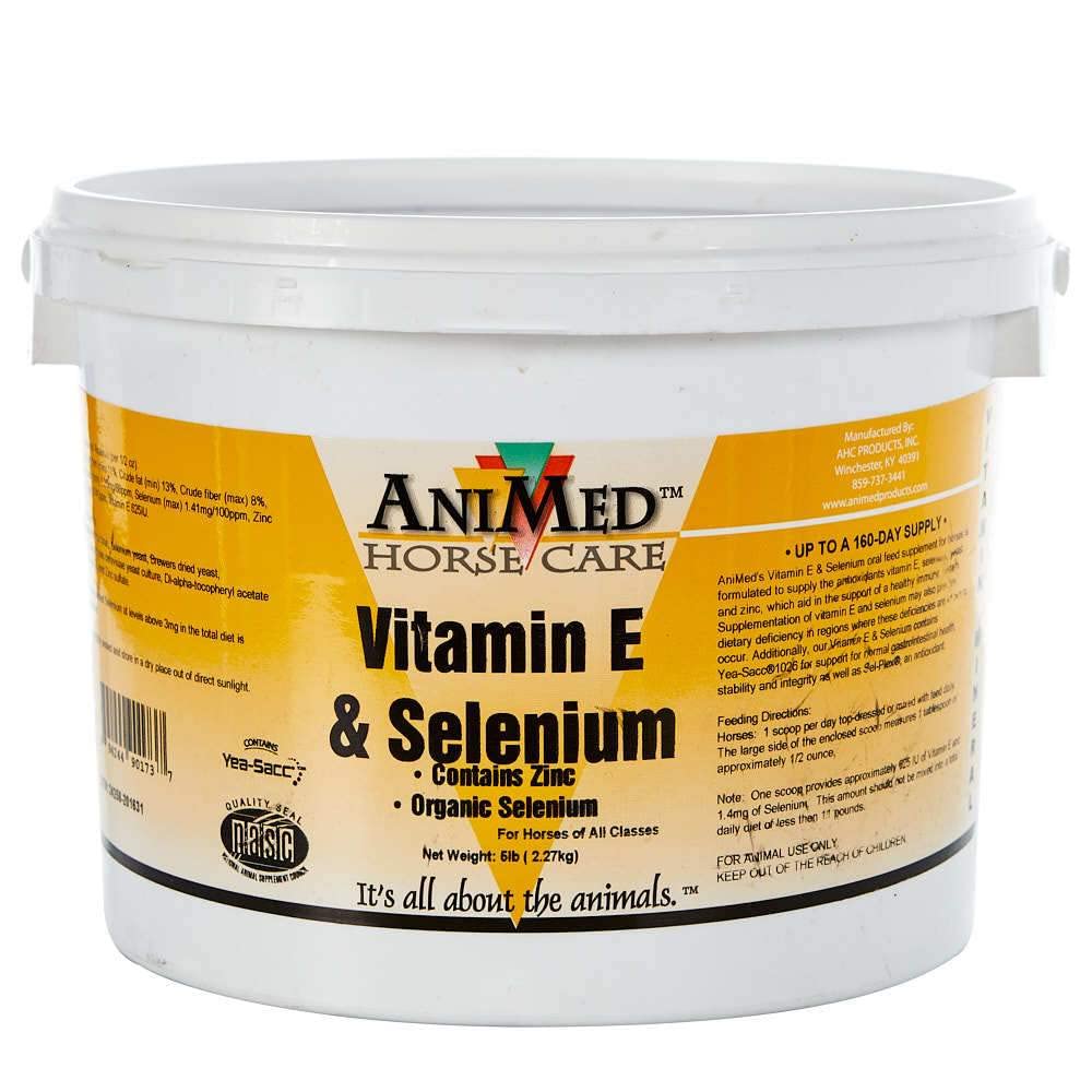 ANIMED Vitamin E and Selenium with Zinc 5 lbs package front view