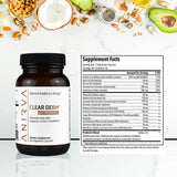 ANIRVA ClearDerm Acne Supplements bottle side view