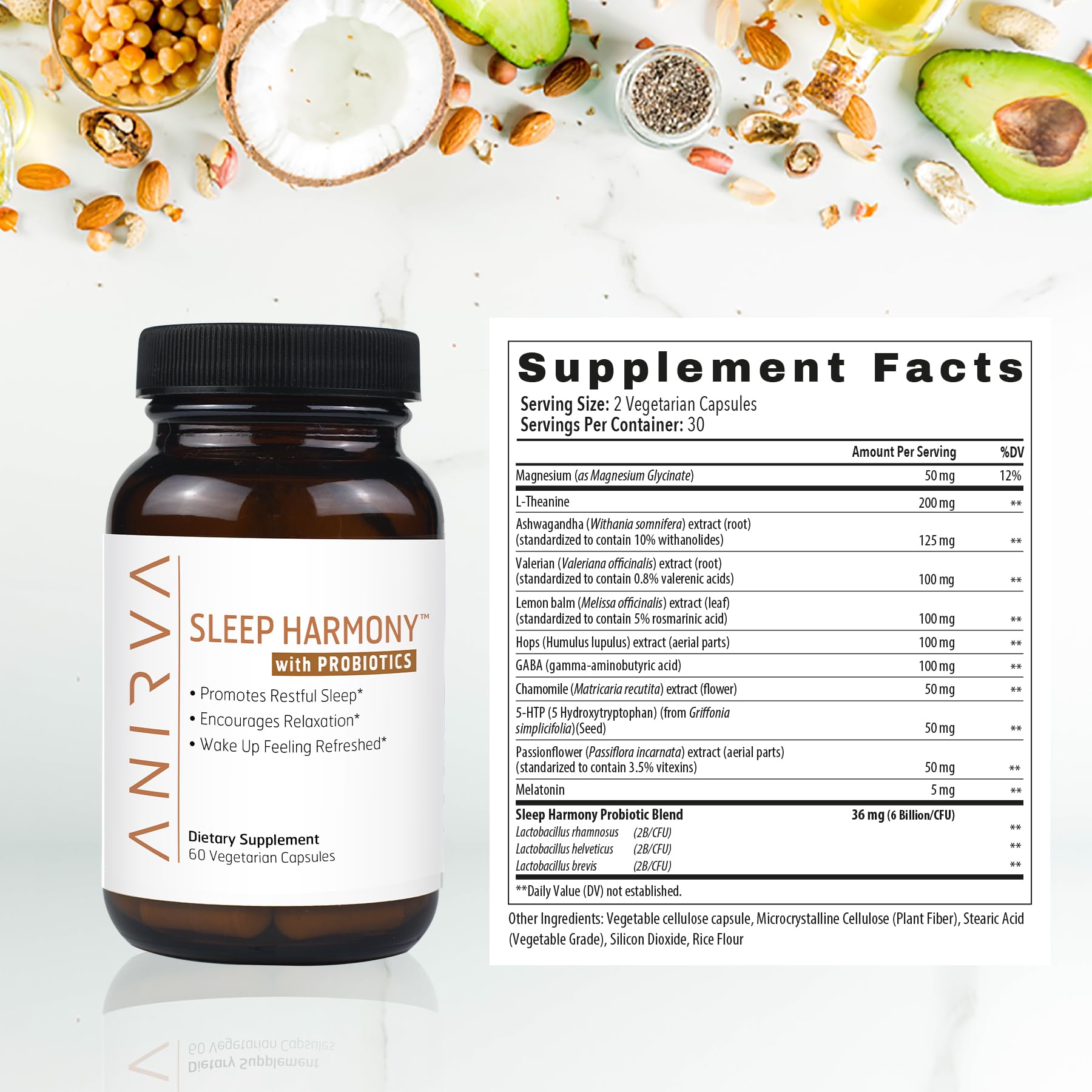 ANIRVA Sleep Harmony supplement in a lifestyle setting