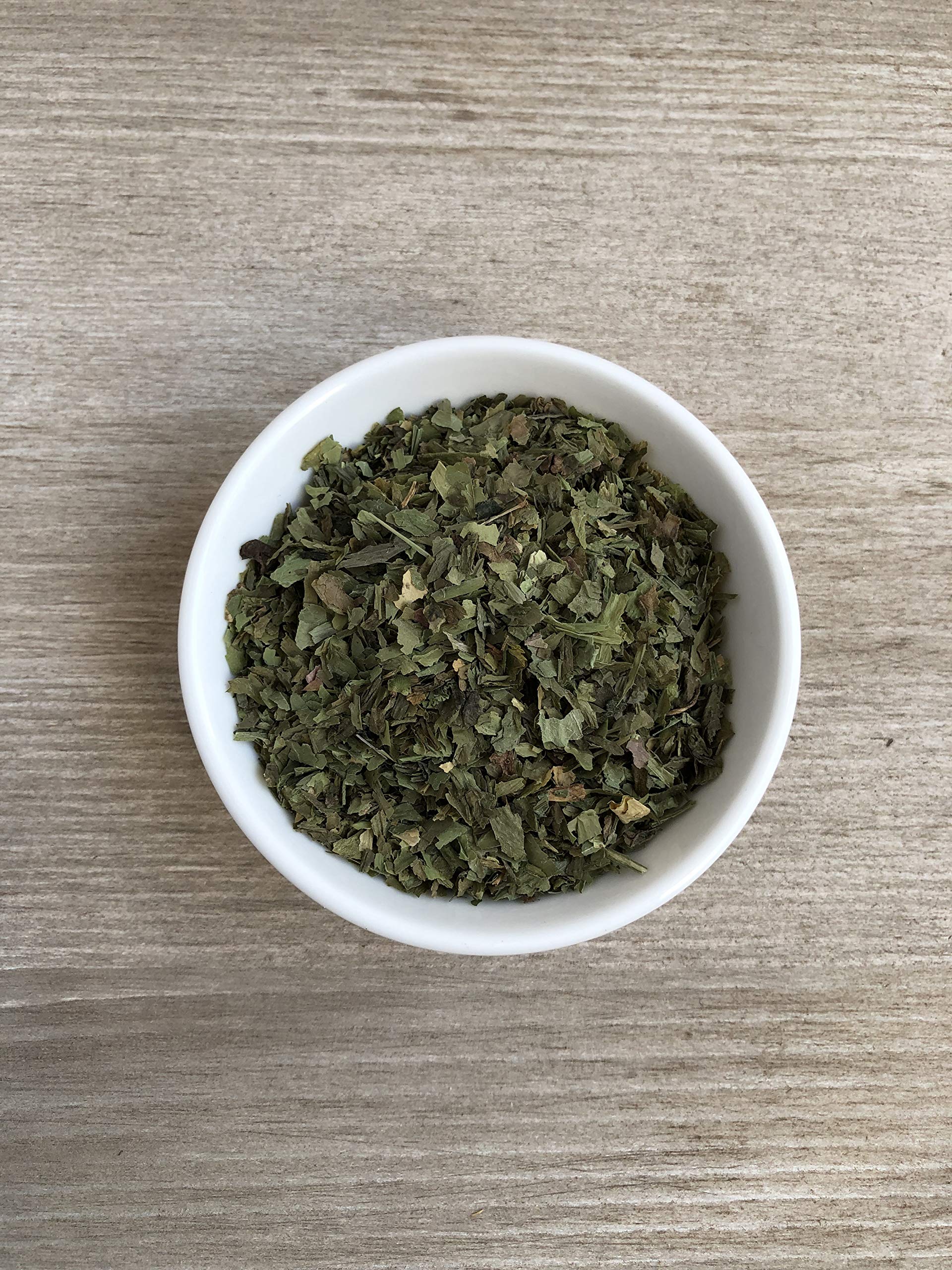Anthony's Organic Nettle Leaves 454g in a tea preparation setting