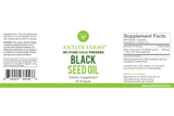 Antler Farms Black Seed Oil 100% Pure label close-up